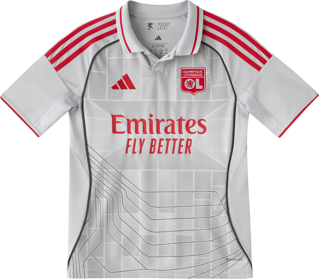 Dres adidas Olympique Lyonnais 3rd Jersey 2025/26 Kids