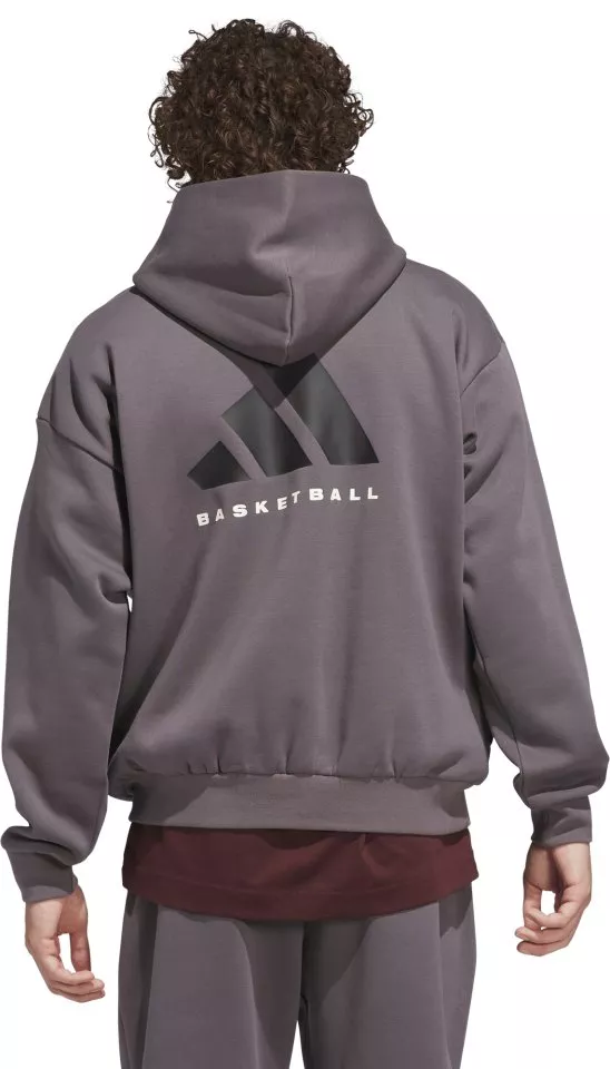Sweatshirt med huva adidas Adi Basketball Hoody