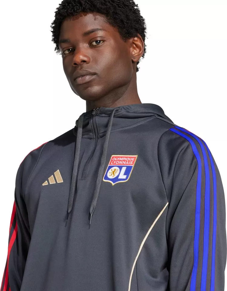 Φούτερ-Jacket με κουκούλα adidas OL TR HOODY 2025/26