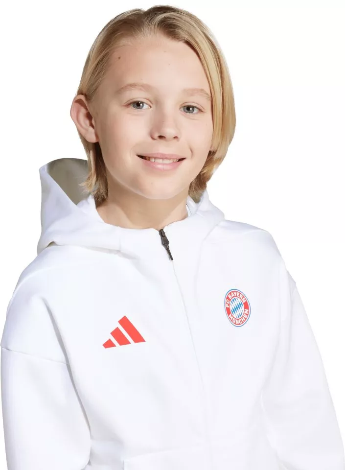 adidas FC Bayern Munich Z.N.E. Kids Anthem Jacket Kapucnis kabát