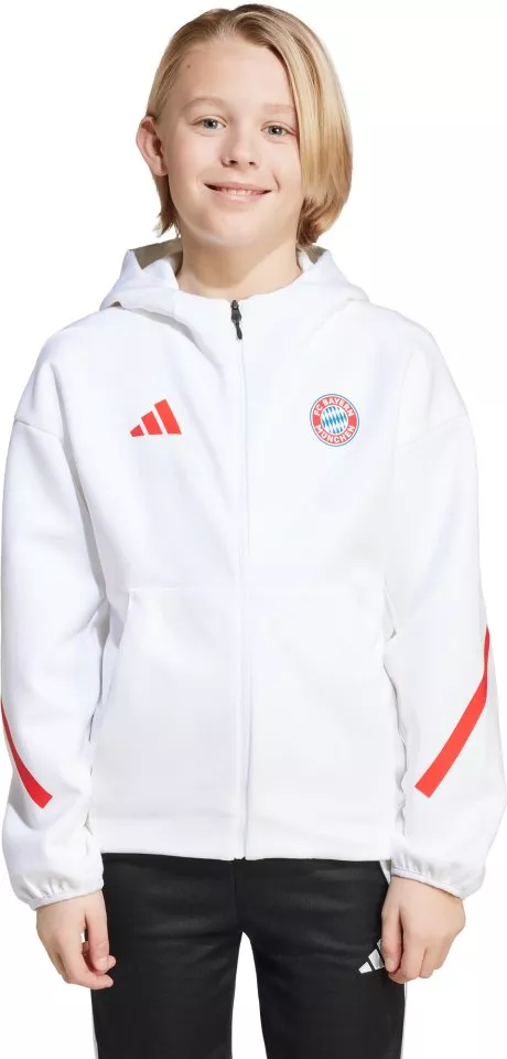 adidas FC Bayern Munich Z.N.E. Kids Anthem Jacket Kapucnis kabát