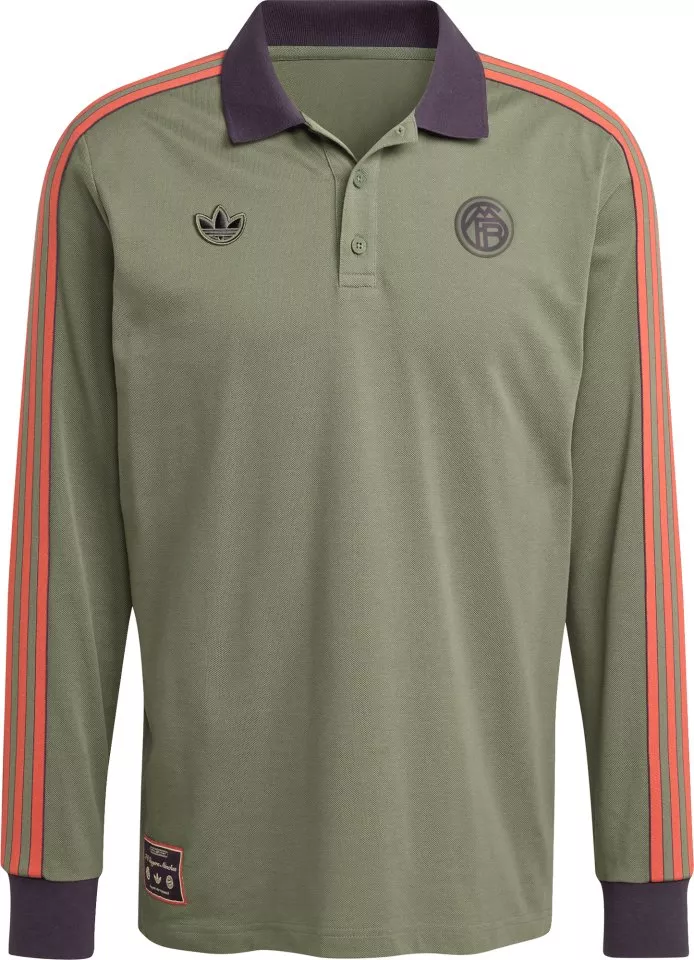 T-Shirt de manga comprida adidas Originals FC Bayern Munich Icon Long Sleeve Polo