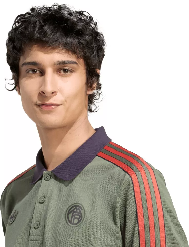 T-Shirt de manga comprida adidas Originals FC Bayern Munich Icon Long Sleeve Polo
