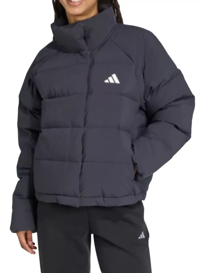 Τζάκετ με κουκούλα adidas Helionic Relaxed Down Women