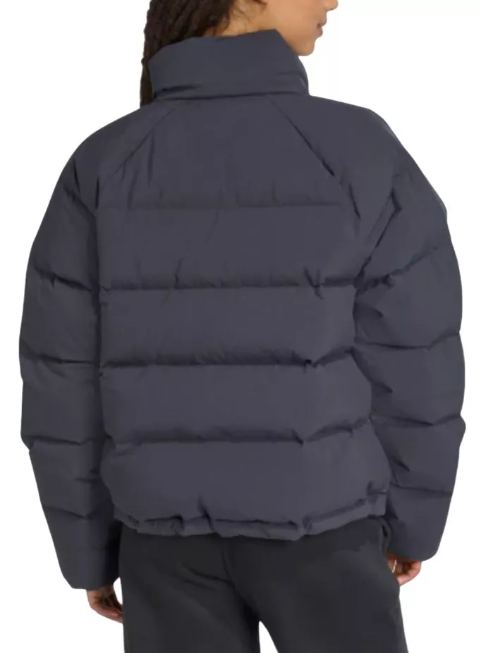 Τζάκετ με κουκούλα adidas Helionic Relaxed Down Women