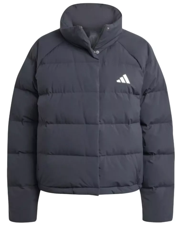 Τζάκετ με κουκούλα adidas Helionic Relaxed Down Women