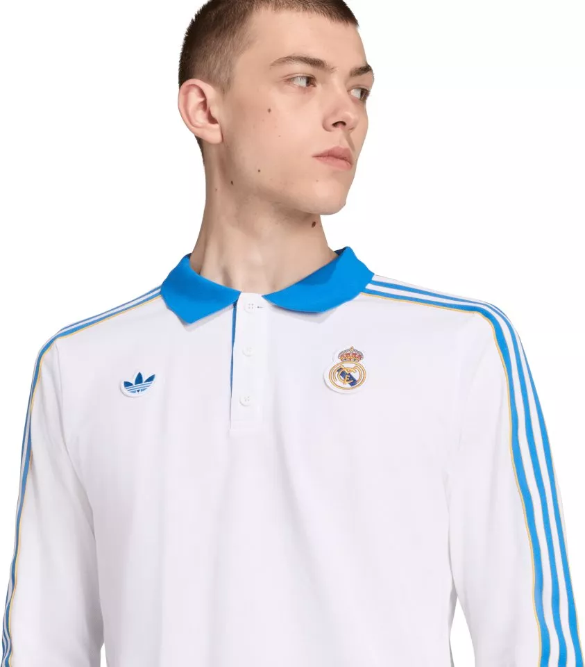 Tričko s dlhým rukávom adidas Originals Real Madrid Icon Long Sleeve Polo