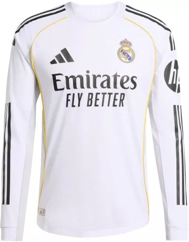 Real Madrid Authentic Home Long Sleeve 2025/26