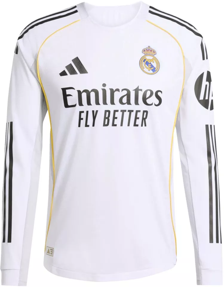Bluza cu maneca lunga adidas Real Madrid Authentic Home Long Sleeve 2025/26