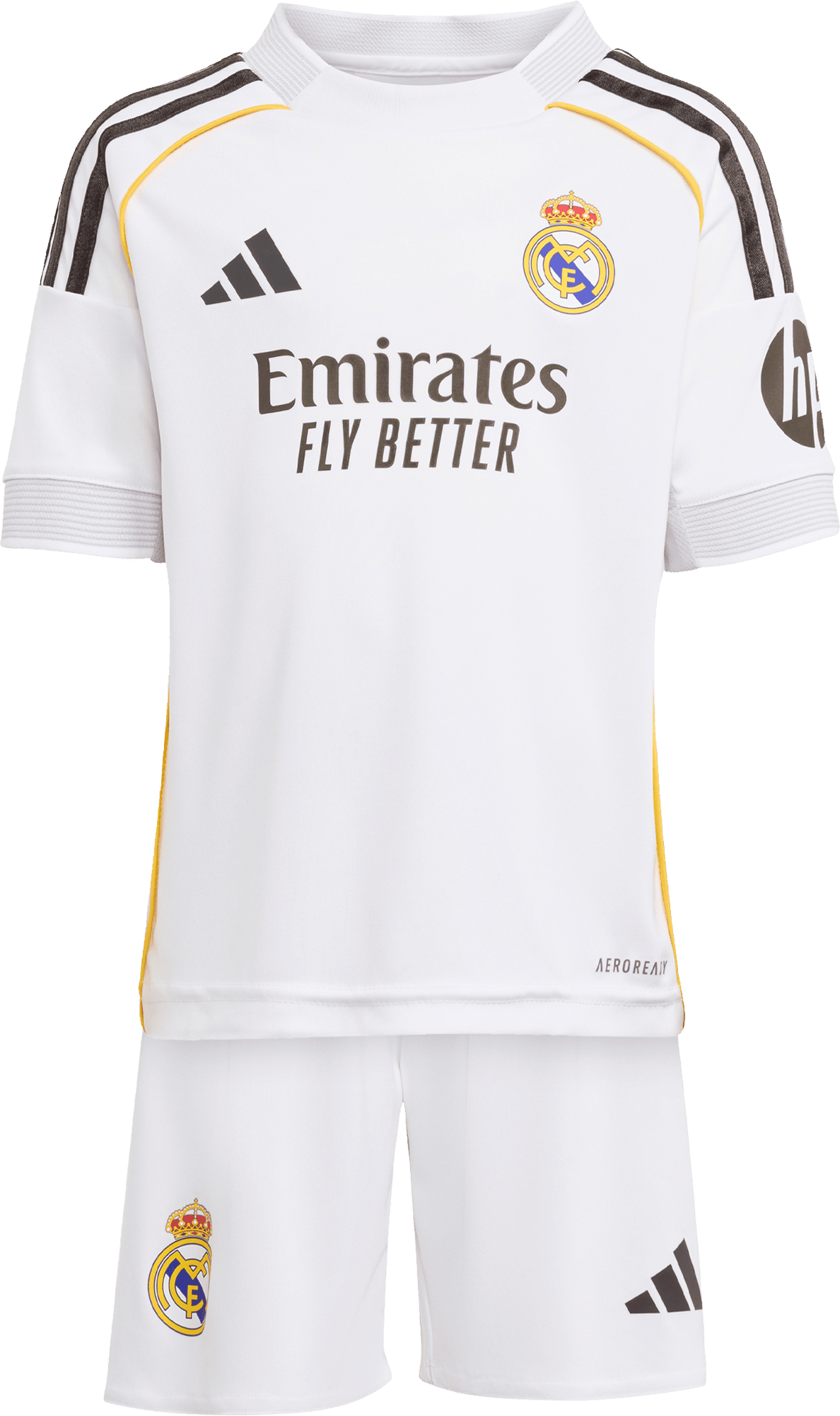 Conjunto adidas REAL H MINI 2025/26