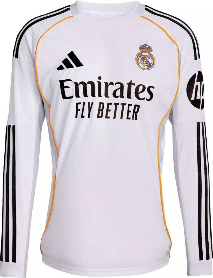adidas Real Madrid Long Sleeve Home Jersey 2025/26 Hosszú ujjú póló
