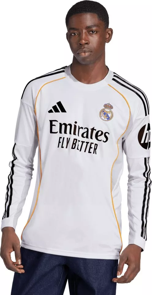adidas Real Madrid Long Sleeve Home Jersey 2025/26 Hosszú ujjú póló
