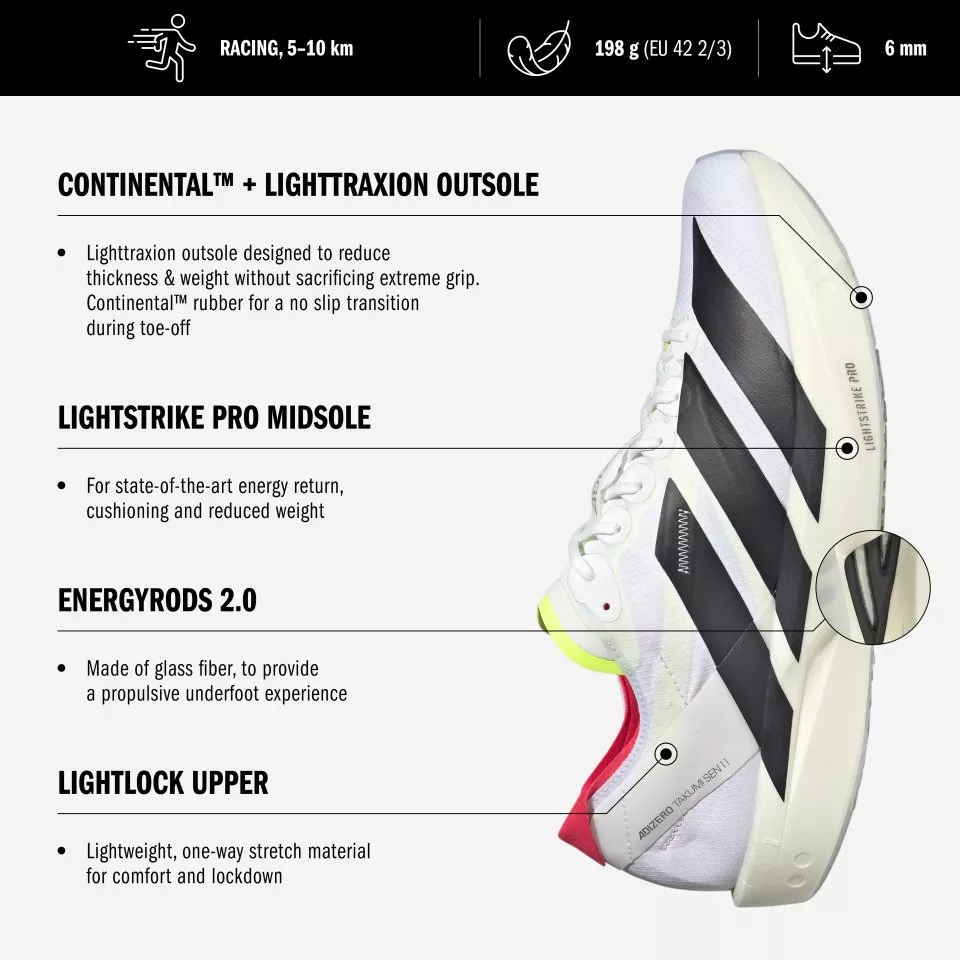 Laufschuhe adidas Adizero Takumi Sen 11