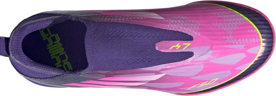 Ghete de fotbal adidas F50 League Laceless „Lamine Yamal“ TF Kids