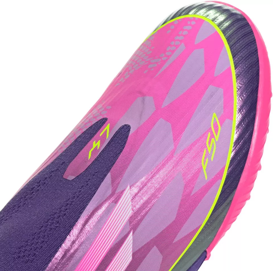 Ghete de fotbal adidas F50 League Laceless „Lamine Yamal“ TF Kids