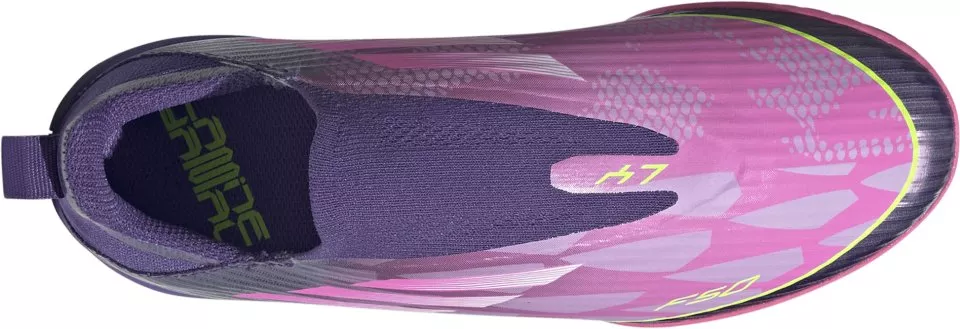 Pantofi fotbal de sală adidas F50 League Laceless „Lamine Yamal“ IN Kids