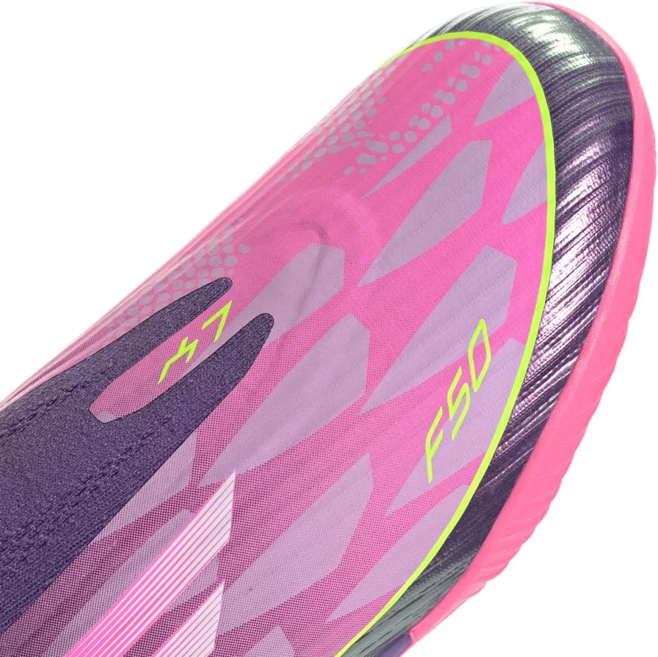 Pantofi fotbal de sală adidas F50 League Laceless „Lamine Yamal“ IN Kids