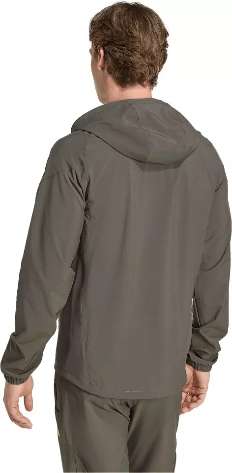 Pánská fotbalová bunda s kapucí adidas Real Madrid Tiro25 Competition Vis Tech Travel Jacket