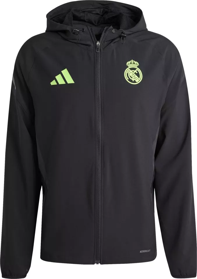 Jakna s kapuco adidas Real Madrid Tiro25 Pro Vis Tech Travel Jacket 2025/26