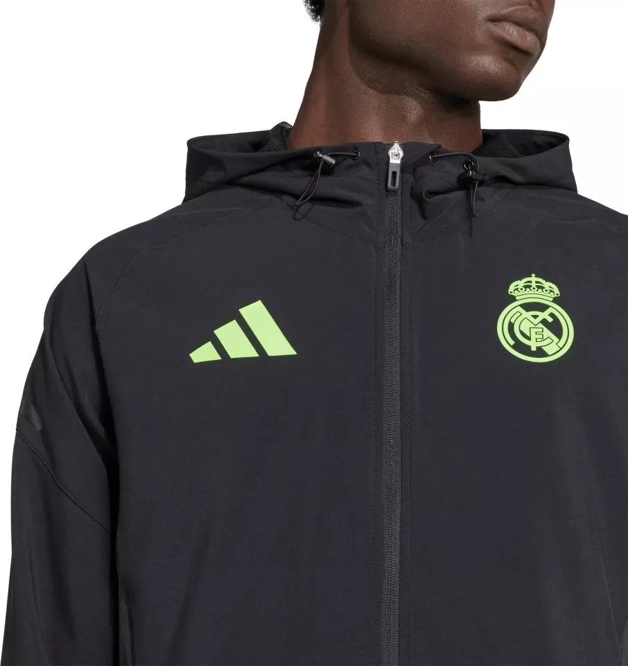 Jakna s kapuco adidas Real Madrid Tiro25 Pro Vis Tech Travel Jacket 2025/26