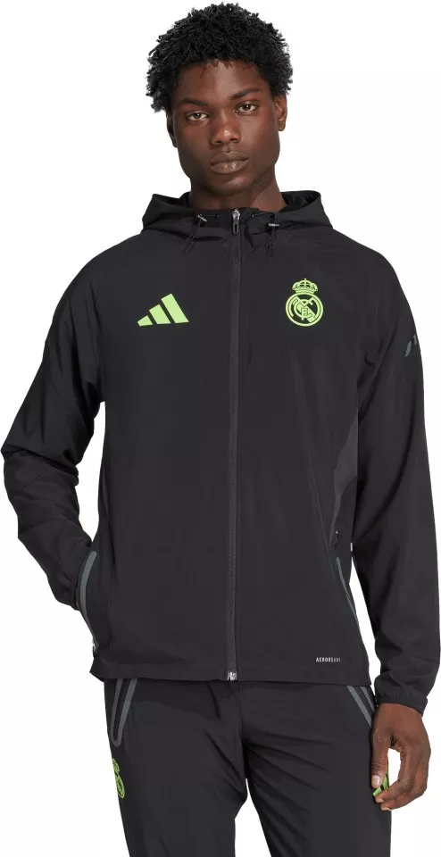 Jakna s kapuco adidas Real Madrid Tiro25 Pro Vis Tech Travel Jacket 2025/26