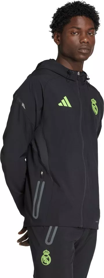 Jakna s kapuco adidas Real Madrid Tiro25 Pro Vis Tech Travel Jacket 2025/26