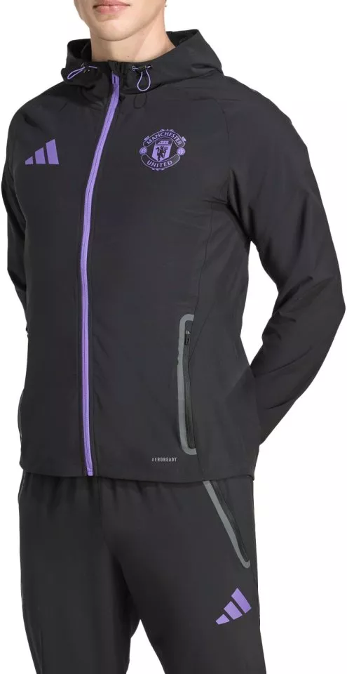 Jakna s kapuco adidas MUFC C VT J 2025/26