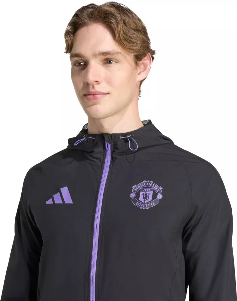 Jakna s kapuco adidas MUFC C VT J 2025/26