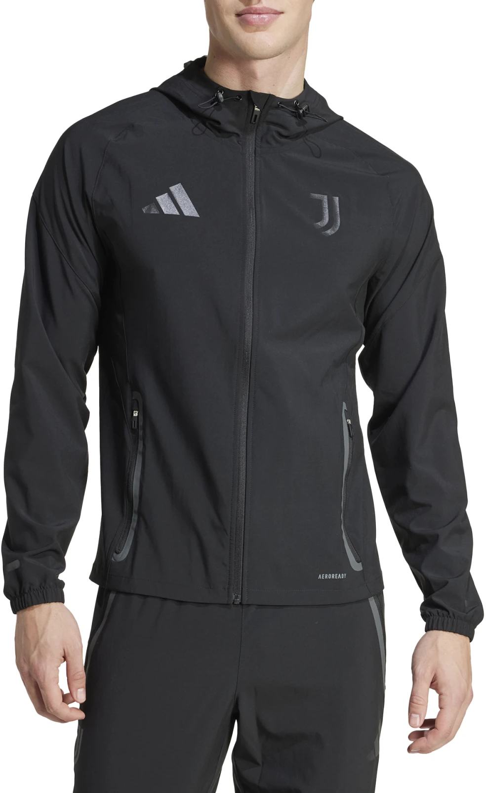 Jacheta cu gluga adidas JUVE C VT JKT