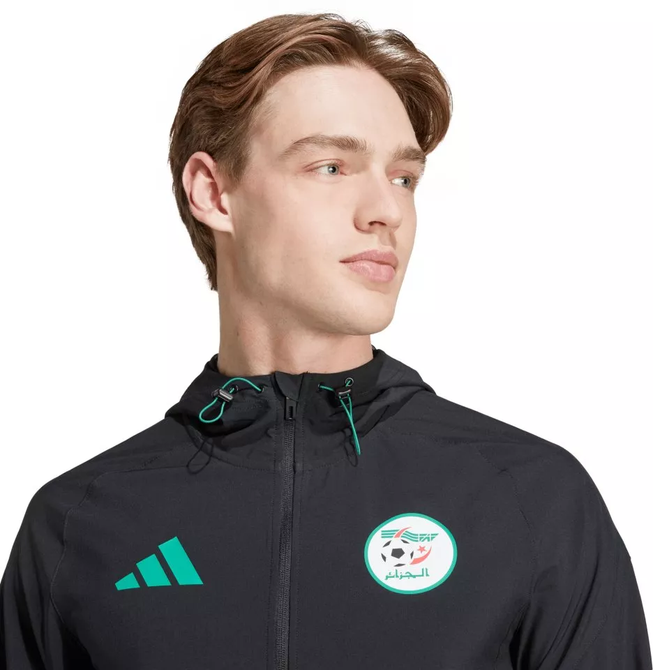 Jacka med huva adidas Algeria Tiro25 Competition Vis Tech Travel Jacket