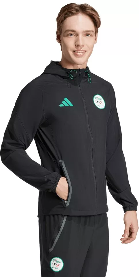 Jacka med huva adidas Algeria Tiro25 Competition Vis Tech Travel Jacket