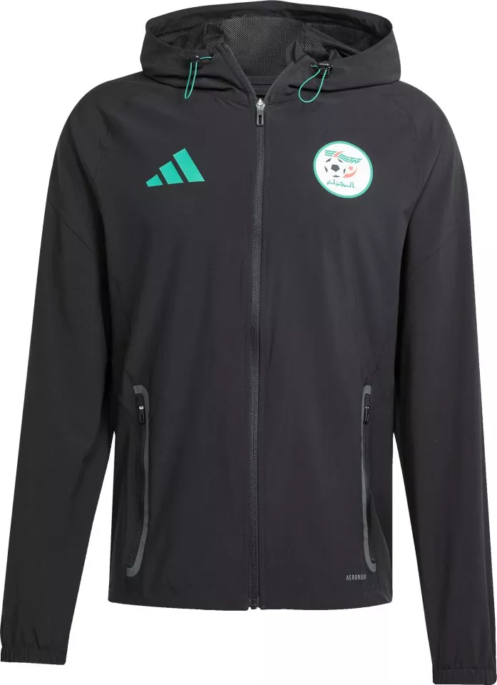 Jacka med huva adidas Algeria Tiro25 Competition Vis Tech Travel Jacket