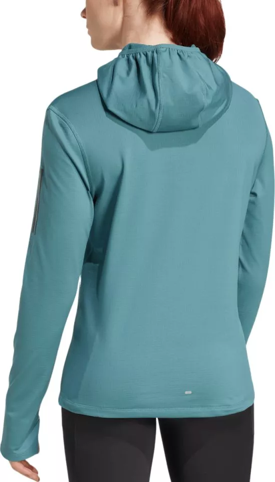 Sweatshirt med huva adidas Own the Run