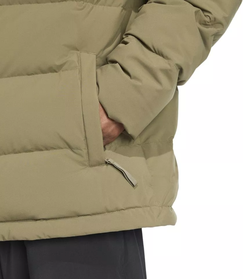 Hupullinen takki adidas Helionic CLIMAWARM Hooded Down