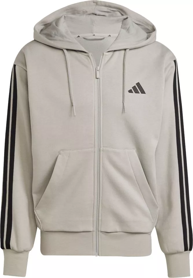 Φούτερ-Jacket με κουκούλα adidas Sportswear Essentials Three Stripes Fleece