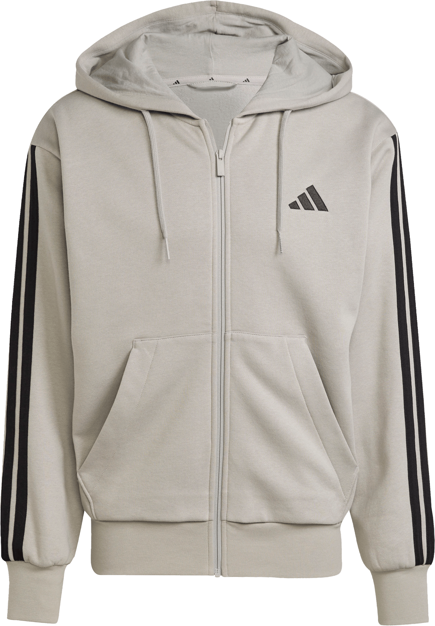 Φούτερ-Jacket με κουκούλα adidas Sportswear Essentials Three Stripes Fleece