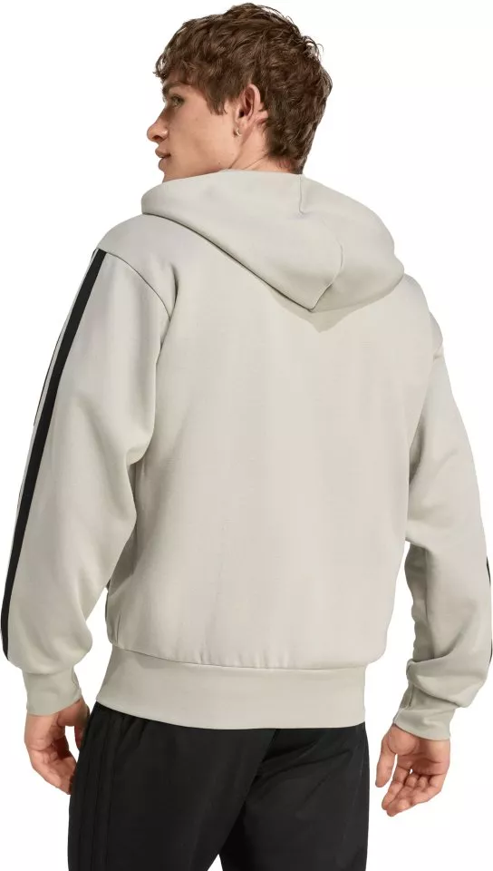 Φούτερ-Jacket με κουκούλα adidas Sportswear Essentials Three Stripes Fleece