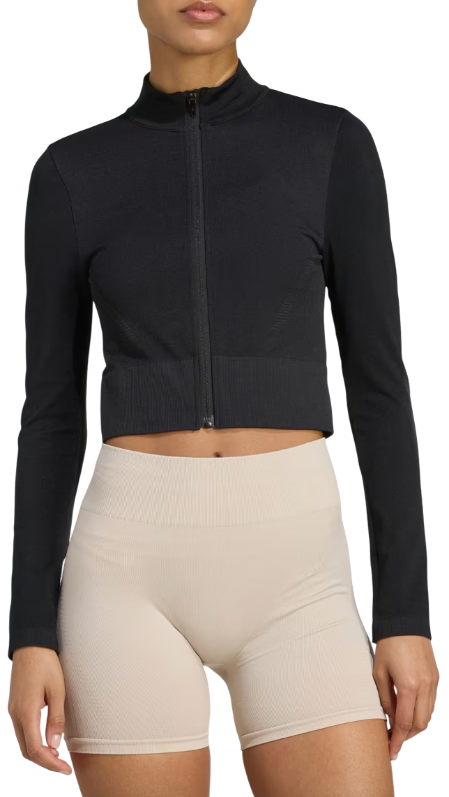 Hanorac adidas Workout Essentials Knit Zip Through Women