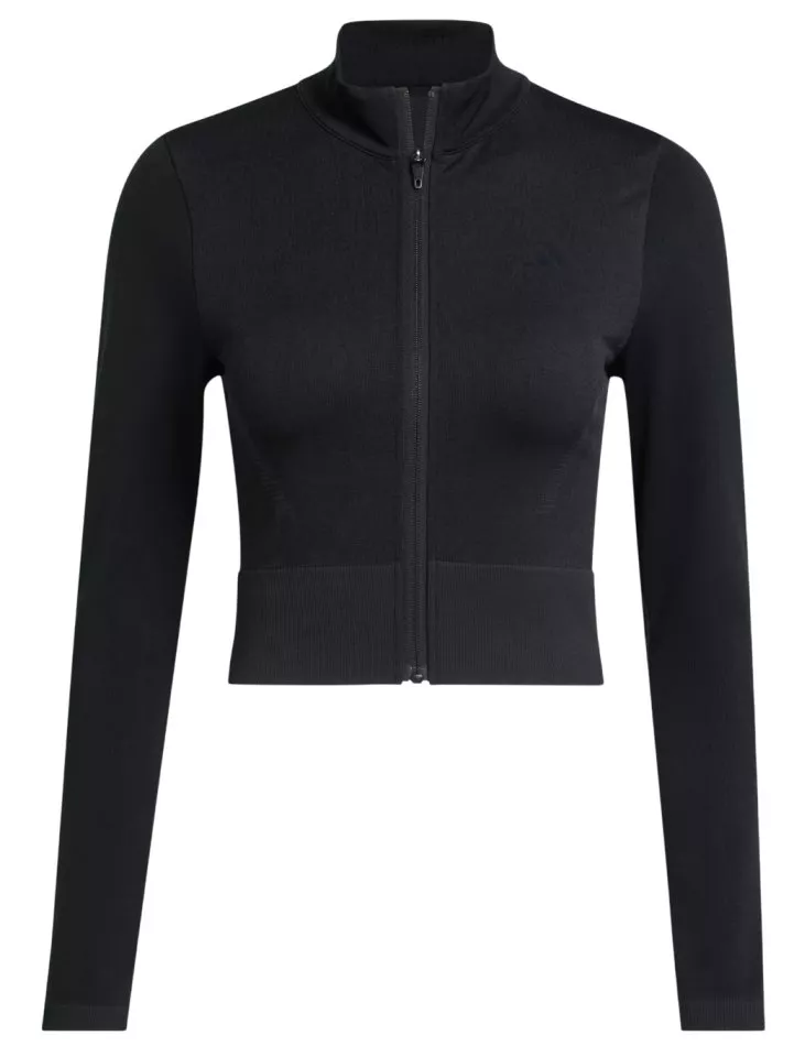 Hanorac adidas Workout Essentials Knit Zip Through Women