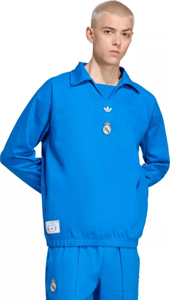 Tricou cu maneca lunga adidas Originals Real Madrid Icon Drill Top