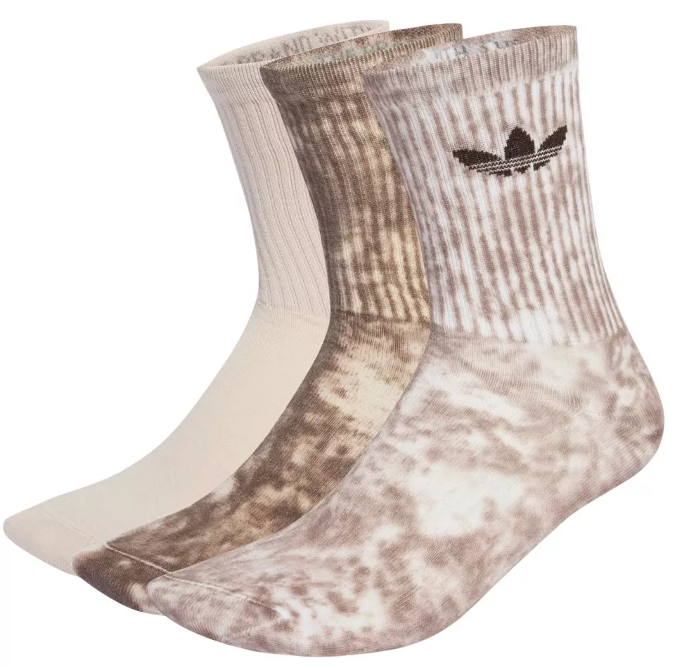 Meias adidas Originals Tie Dye Crew 3 Pairs Socks