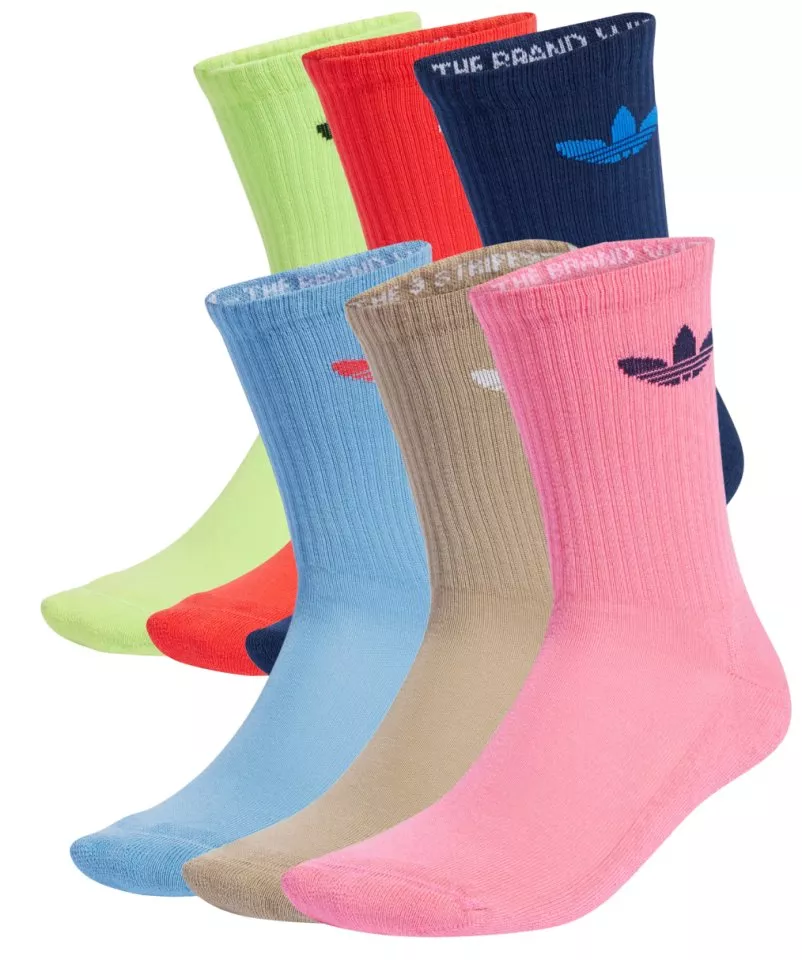 Κάλτσες adidas Originals Trefoil Crew Cushion 6 Pair Socks