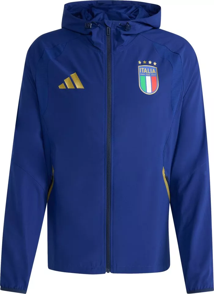 Jacheta cu gluga adidas Italy Tiro Travel Windbreaker