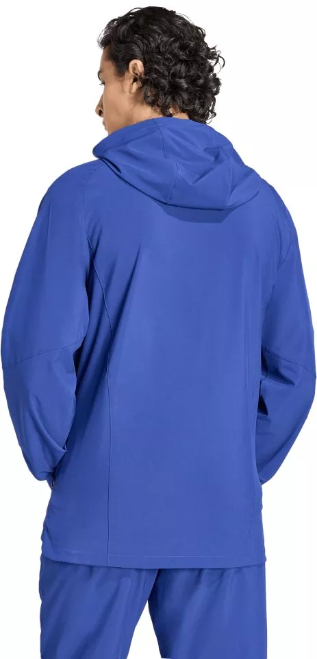 Jacheta cu gluga adidas Italy Tiro Travel Windbreaker