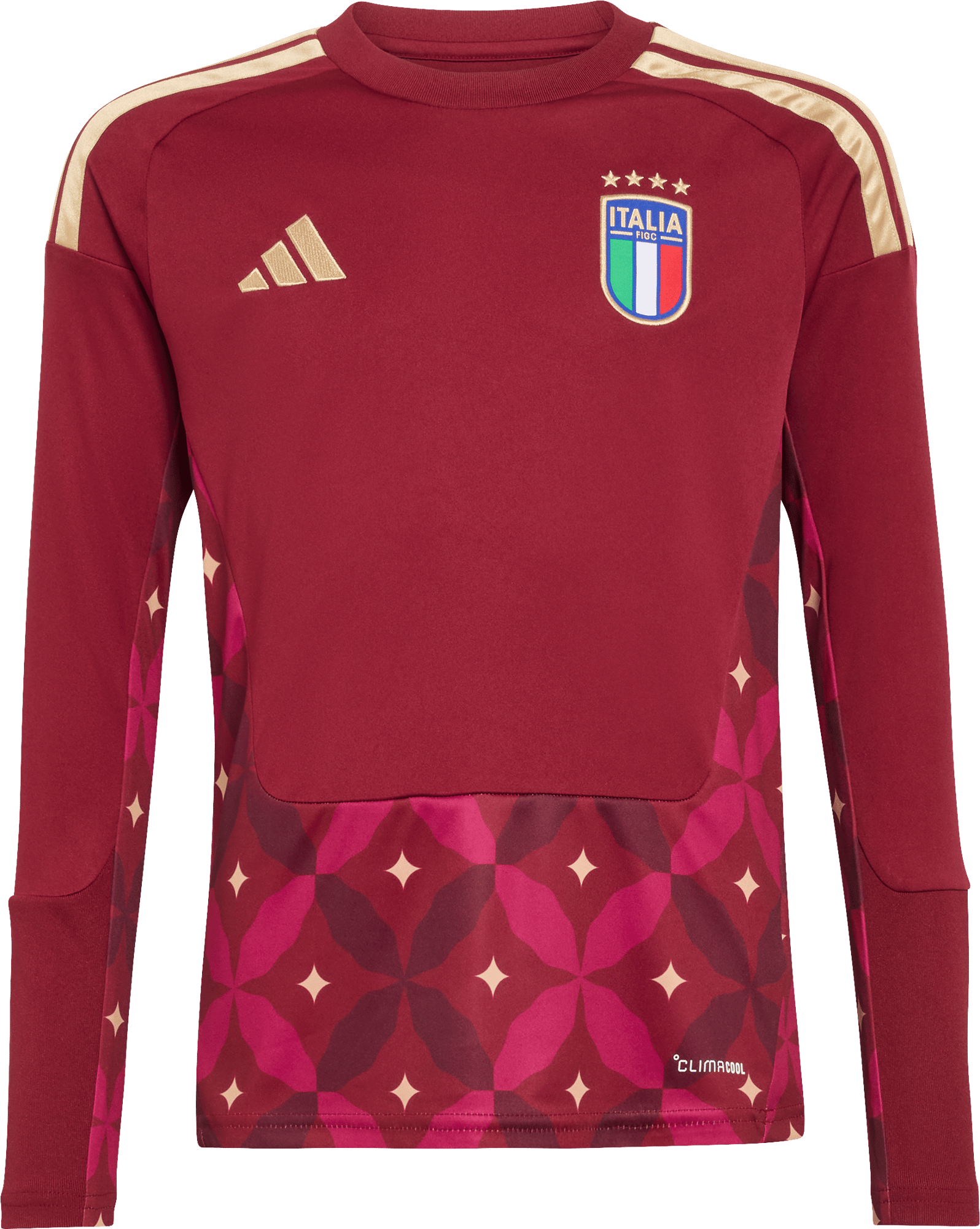 Bluza cu maneca lunga adidas Italy Goalkeeper Home 2026 Kids