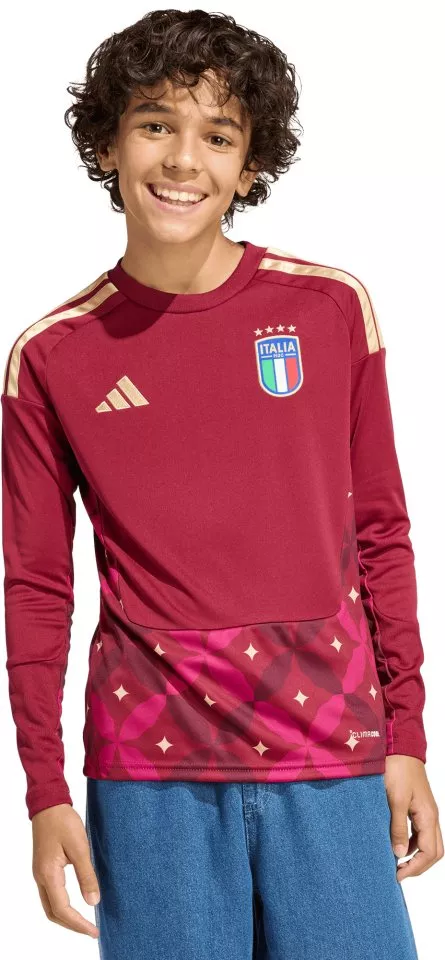 Bluza cu maneca lunga adidas Italy Goalkeeper Home 2026 Kids