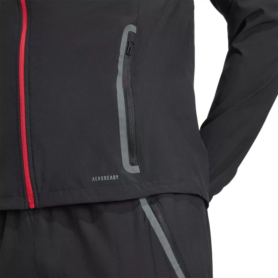 Pánská bunda s kapucí adidas Liverpool Tiro 25 Competition Vis Tech Travel