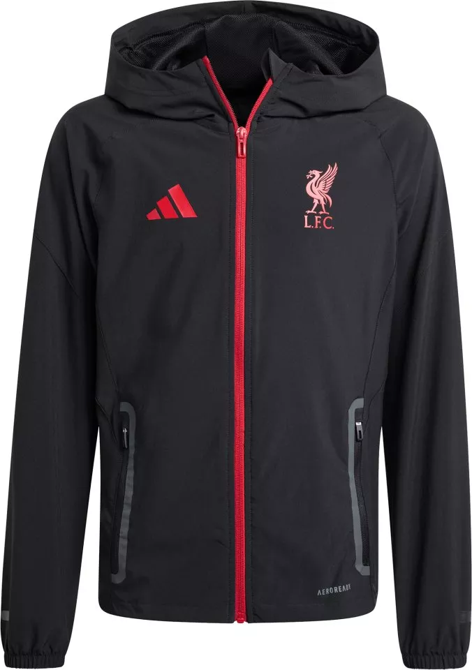 Τζάκετ με κουκούλα adidas Liverpool FC Tiro25 Competition Vis Tech Track Jacket Kids