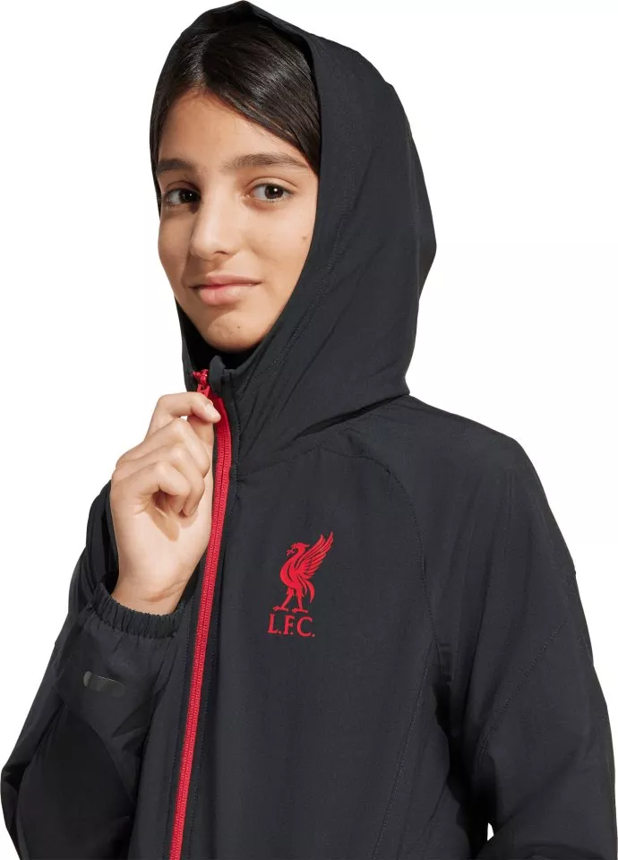 Τζάκετ με κουκούλα adidas Liverpool FC Tiro25 Competition Vis Tech Track Jacket Kids