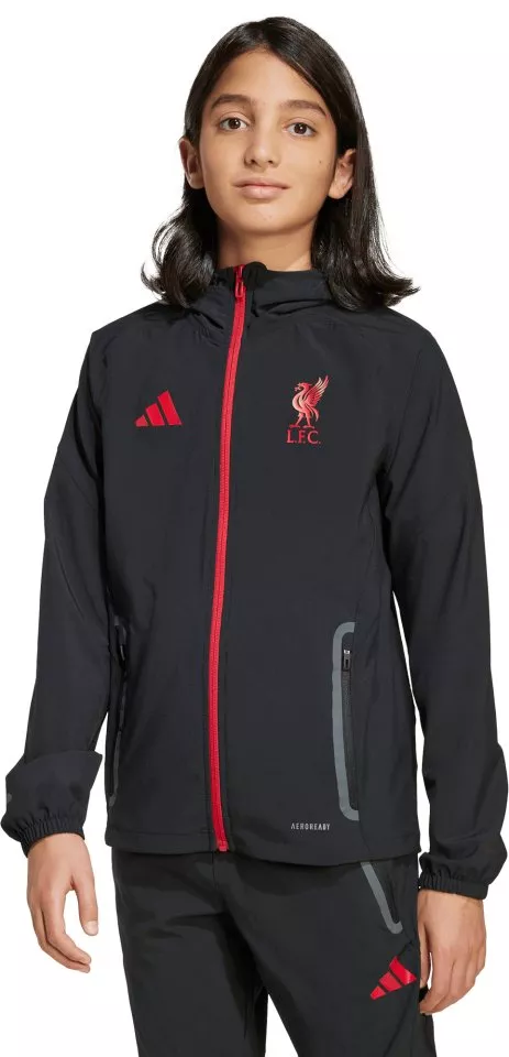 Τζάκετ με κουκούλα adidas Liverpool FC Tiro25 Competition Vis Tech Track Jacket Kids